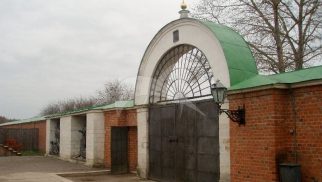 Ворота западные, 1837-1839 гг., Спасо-Бородинский монастырь, XIX в.