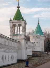 Стены ограды, Николо-Угрешский монастырь, ХVI-ХVII вв.