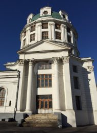 Церковь Симеона Столпника, 1798 г., с оградой, конец XVIII в., арх. М.Ф. Казаков