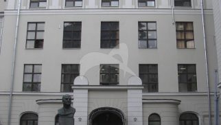 Здание училища, 1912-1913 гг., инженер-архитектор О.В. фон Дессин, Петропавловское мужское лютеранское училище