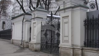 Ограда с воротами, 1887 г., арх. Р.И. Клейн, городская усадьба В.А. Морозовой