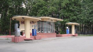 Ансамбль автозаправочной станции, 1930-е гг.