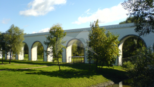 Акведук через реку Яузу (Ростокинский акведук), 1779-1785 гг., инж-ры Ф.Б. Бауер и И.К. Герард