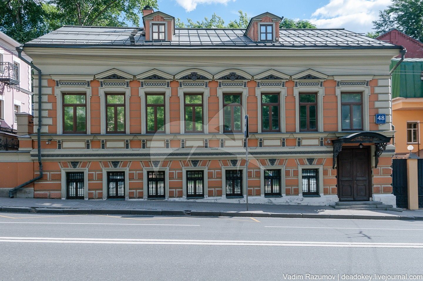 Главный дом, 1891 г., арх. К. Дуванов, городская усадьба В.И. Константиновой
