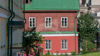 Северо-восточный корпус келий, XIX в., ансамбль Зачатьевского монастыря