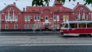 Административный корпус Замоскворецкого трамвайного депо, 1909 г., арх. М.Н. Глейнинг