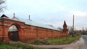Ограда с воротами и башнями, конец XIX в., Монастырь Казанский