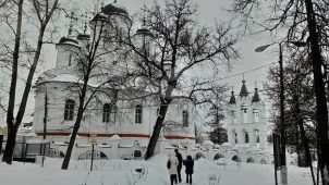 Церковь Преображения, 1600-е, усадьба Вяземы (Годуновых)