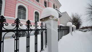 Ограда кирпичная, 1880-1894 гг., городская усадьба Мараевых