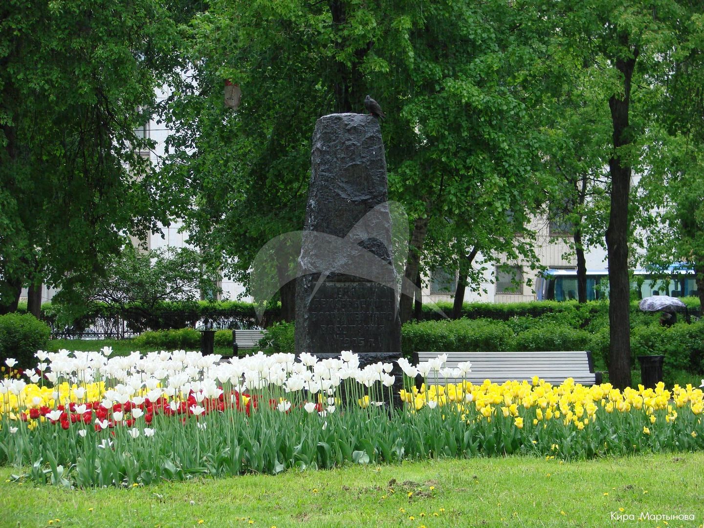 Памятник памяти героев Декабрьского вооруженного восстания 1905 г. в Москве, 1920 г., гранит